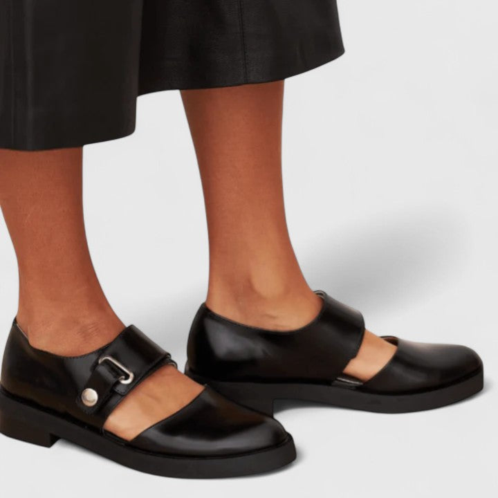 Sloane | Women's Ankle Strap Mary Jane Loafers