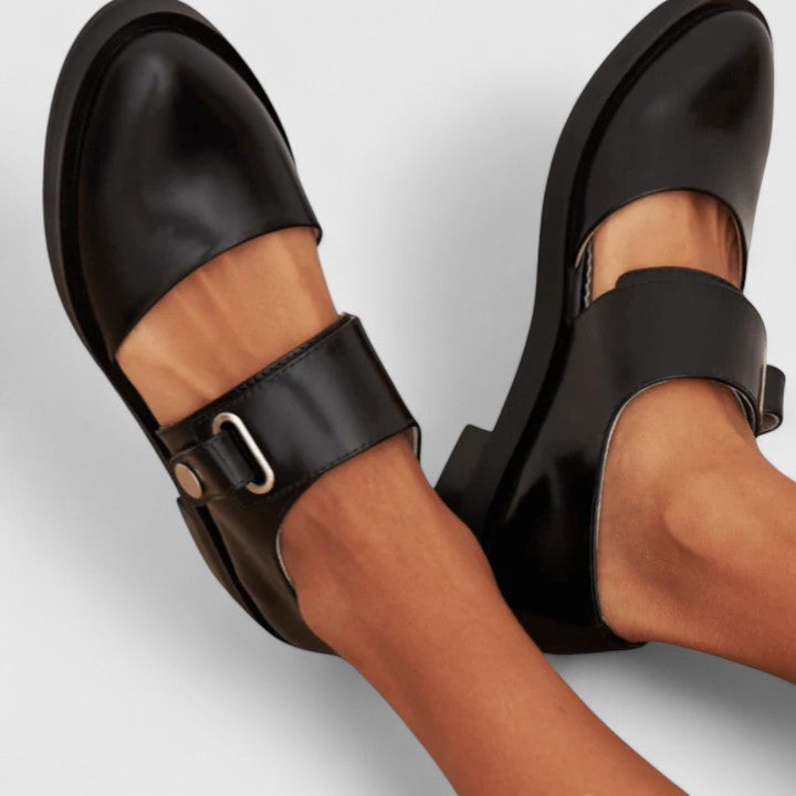 Sloane | Women's Ankle Strap Mary Jane Loafers