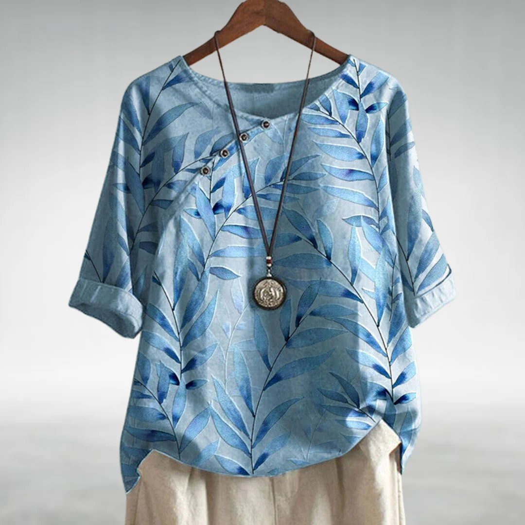 Mariah | Women's Floral Button-Up Blouse