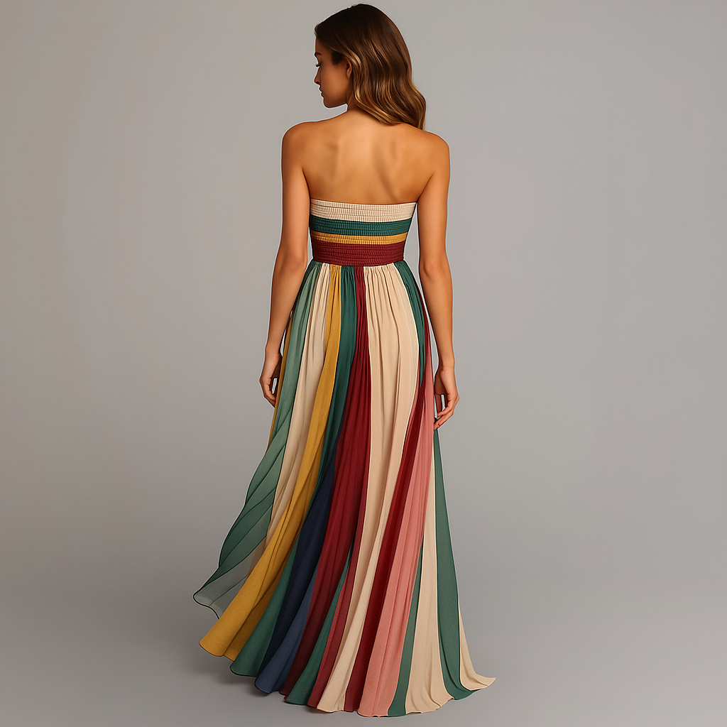 Mariah | Women's Strapless A-Line Maxi Dress