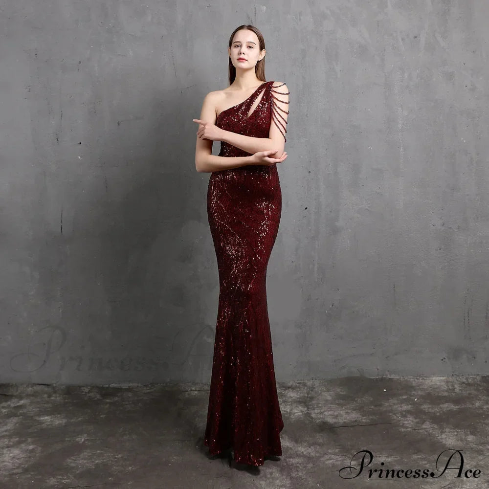 Mayven One Stylish Shoulder Formal Dress