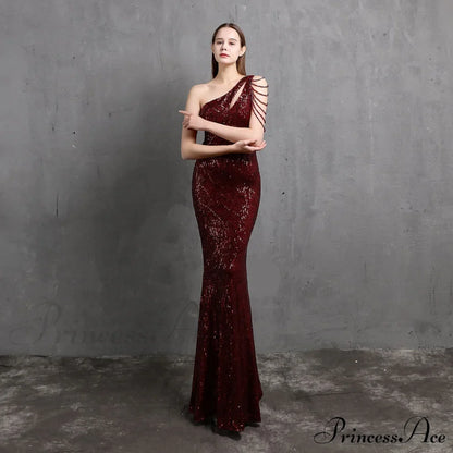 Mayven One Stylish Shoulder Formal Dress