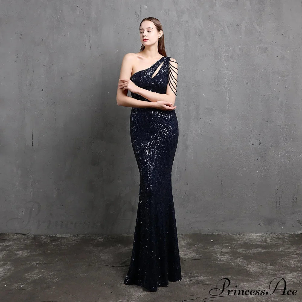 Mayven One Stylish Shoulder Formal Dress
