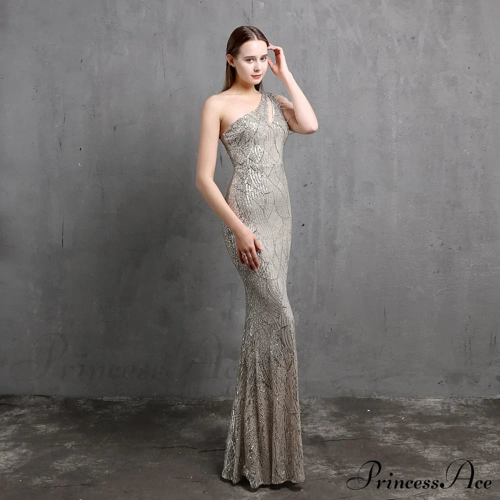 Mayven One Stylish Shoulder Formal Dress