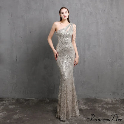 Mayven One Stylish Shoulder Formal Dress