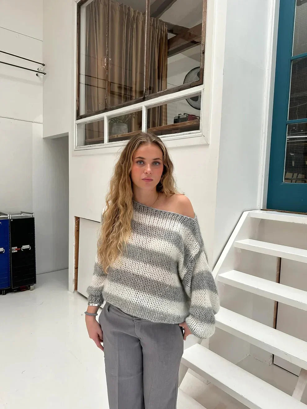 Victoria® | STRIPED SWEATER