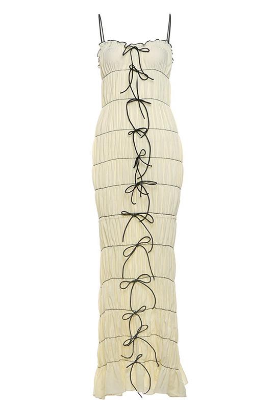 Cecilia® | Maxi Dress With Ruffle Tunnel