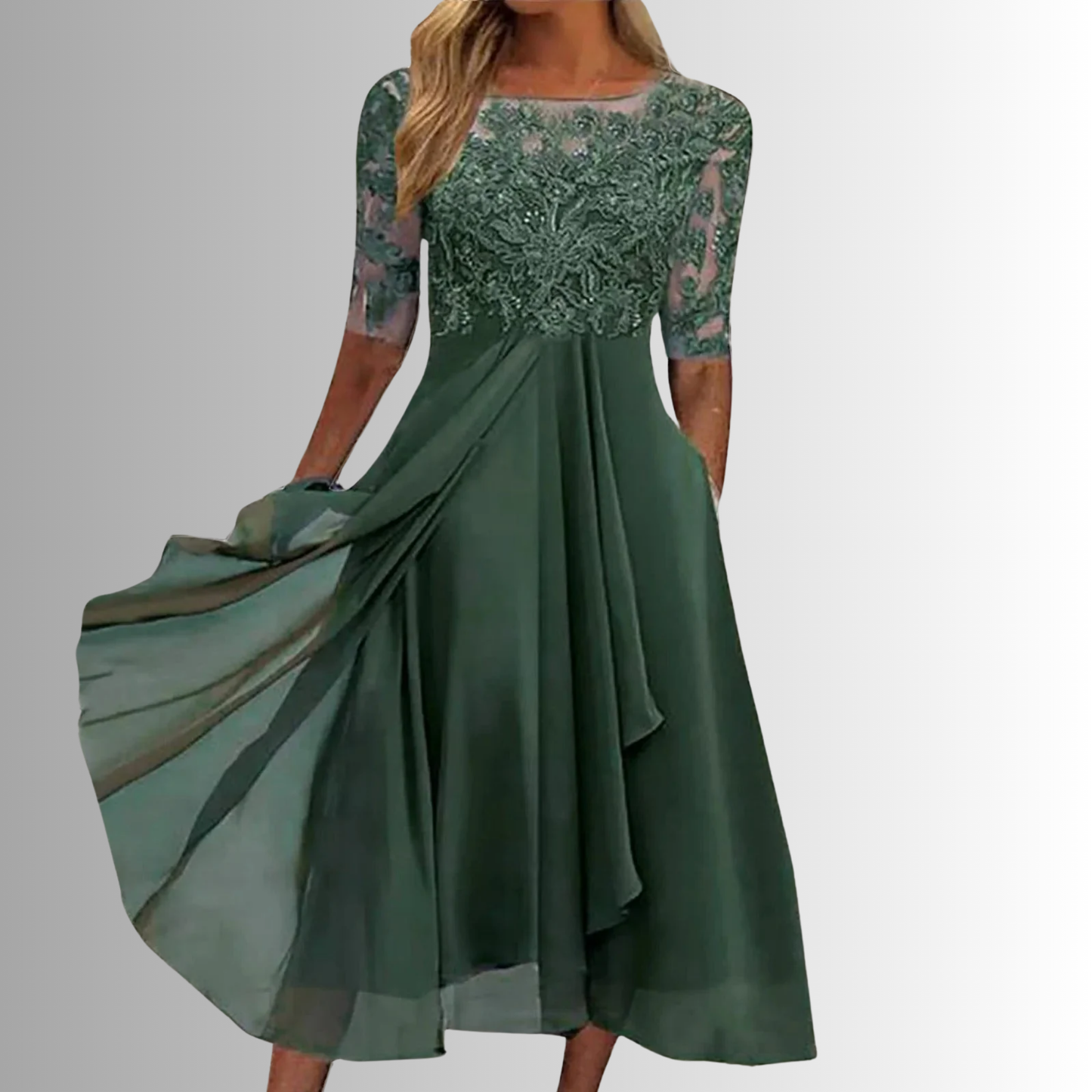 Meredith | Women's A-Line Midi Dress