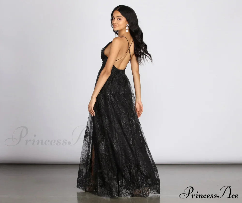 mona formal plunging glitter dress Windsor | Dresses | Windsor Maxi Mona Formal Plunging Glitter Dress