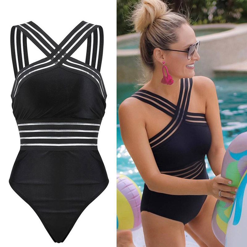 Yusleidy® | Women'S One-Piece Swimsuit Black