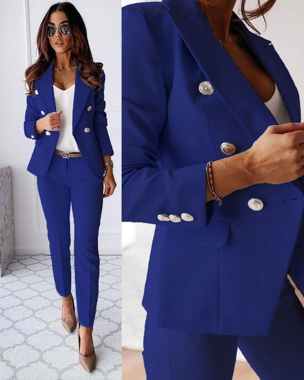 Rocio® | Stylish Business Set Blazer + Trousers