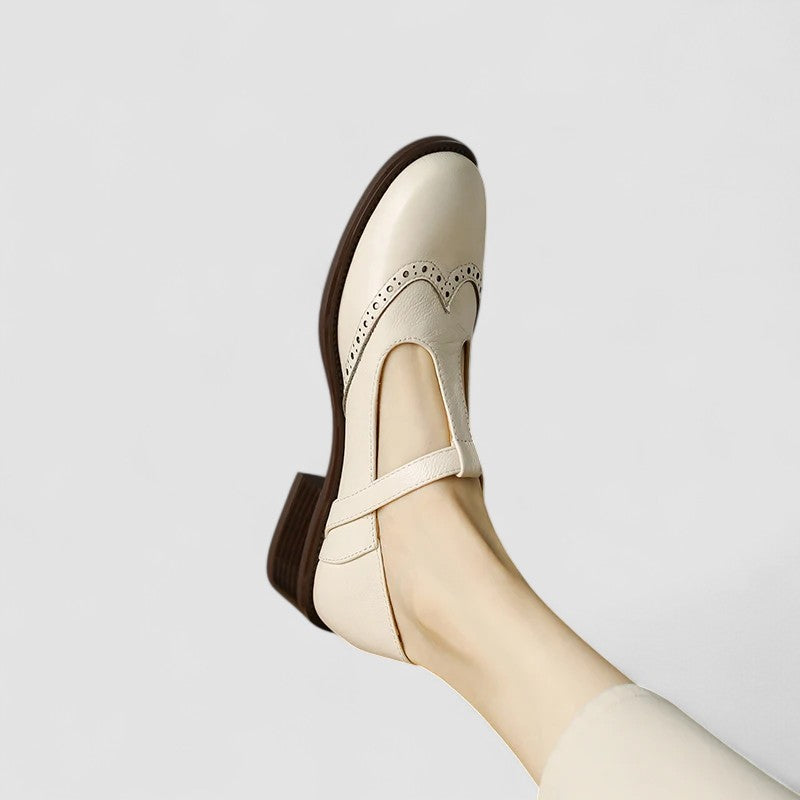 Noelle | Orthopedic T-Strap Shoes