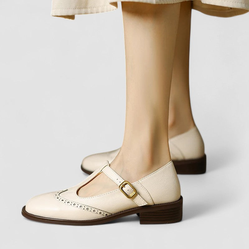 Noelle | Orthopedic T-Strap Shoes