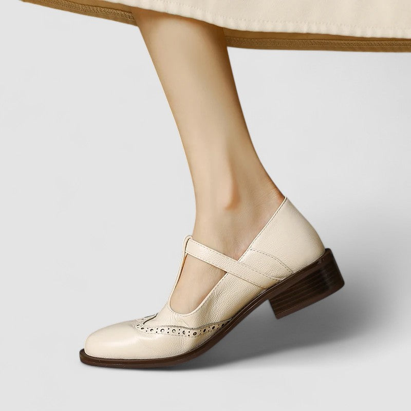 Noelle | Orthopedic T-Strap Shoes