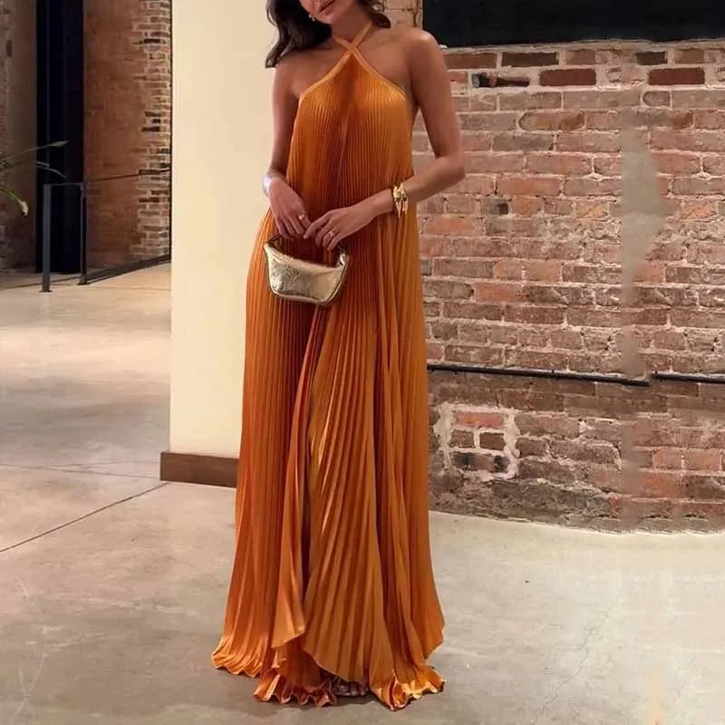Gloria | Elegant Neckholder Dress for Women