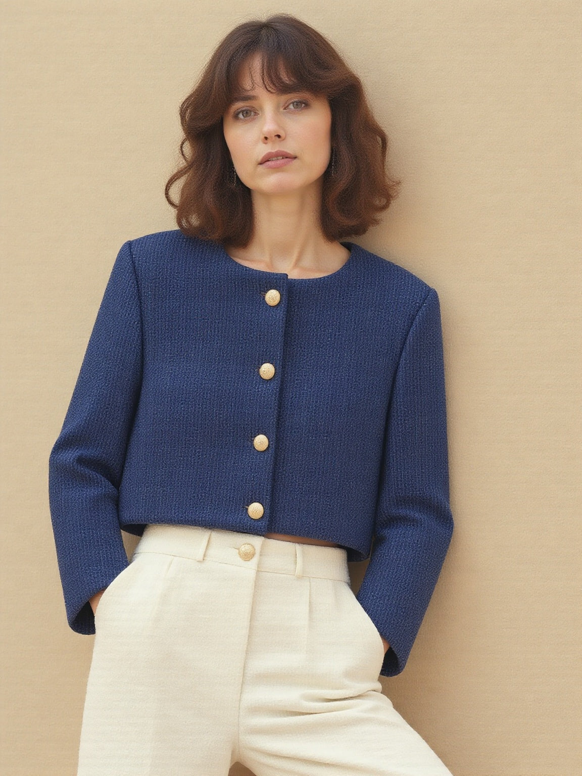 Teodora | Long-sleeved jacket with buttons