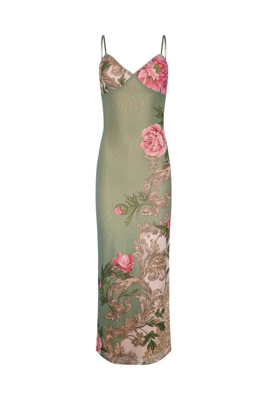 Vera® | Printed, Figure-Hugging Maxi Slip