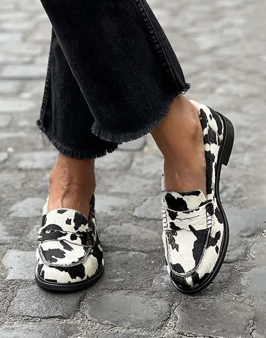 Carol | Women's Animal Print Penny Loafers