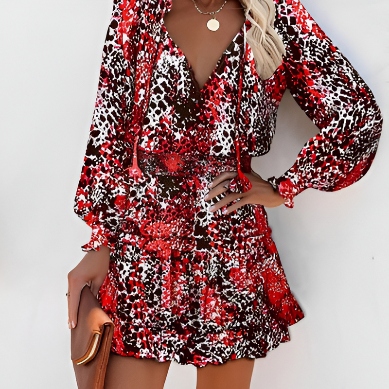 Nora® | Mini Dress Floral Chiffon