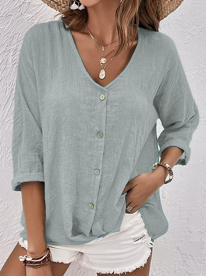 Maria Fernanda® | Chemise in lin aérée with buttons