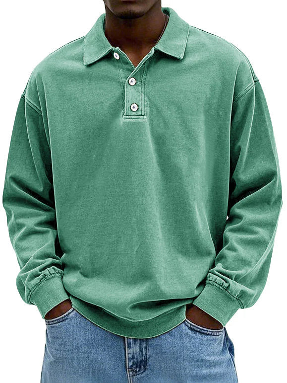 Maxime | Stylish Long-Sleeved Polo Shirt