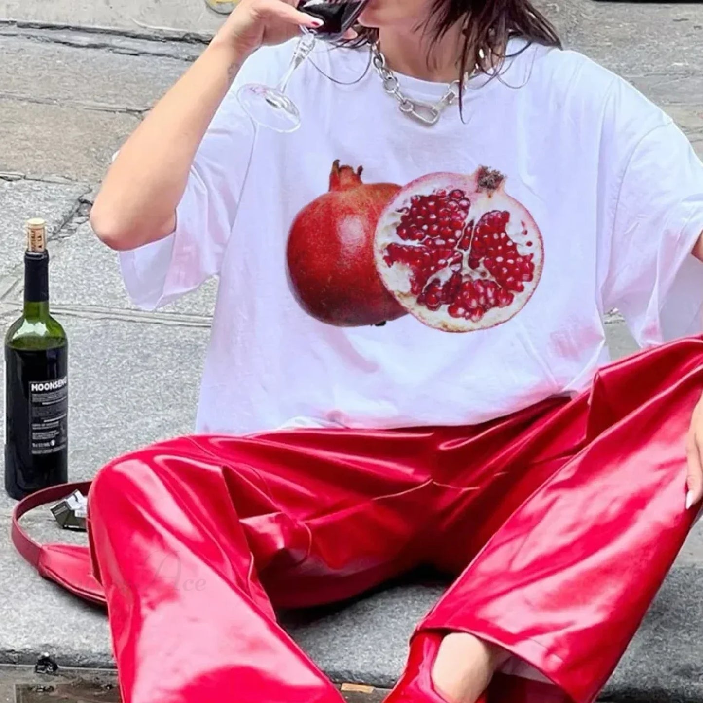 Pomegranate 90s Retro Fruit T-shirt