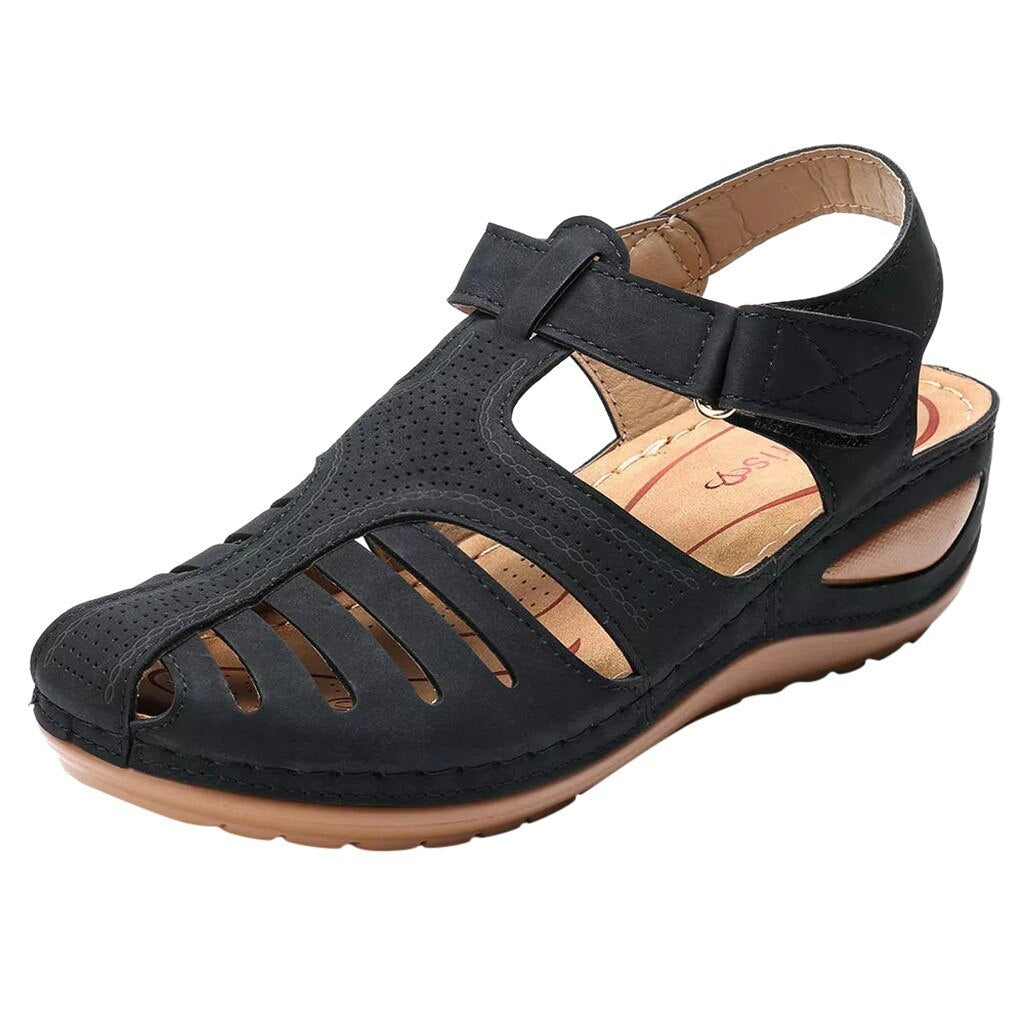 Lourdes® | Breathable Orthopedic Sandal With Low Heel And Corrective Function