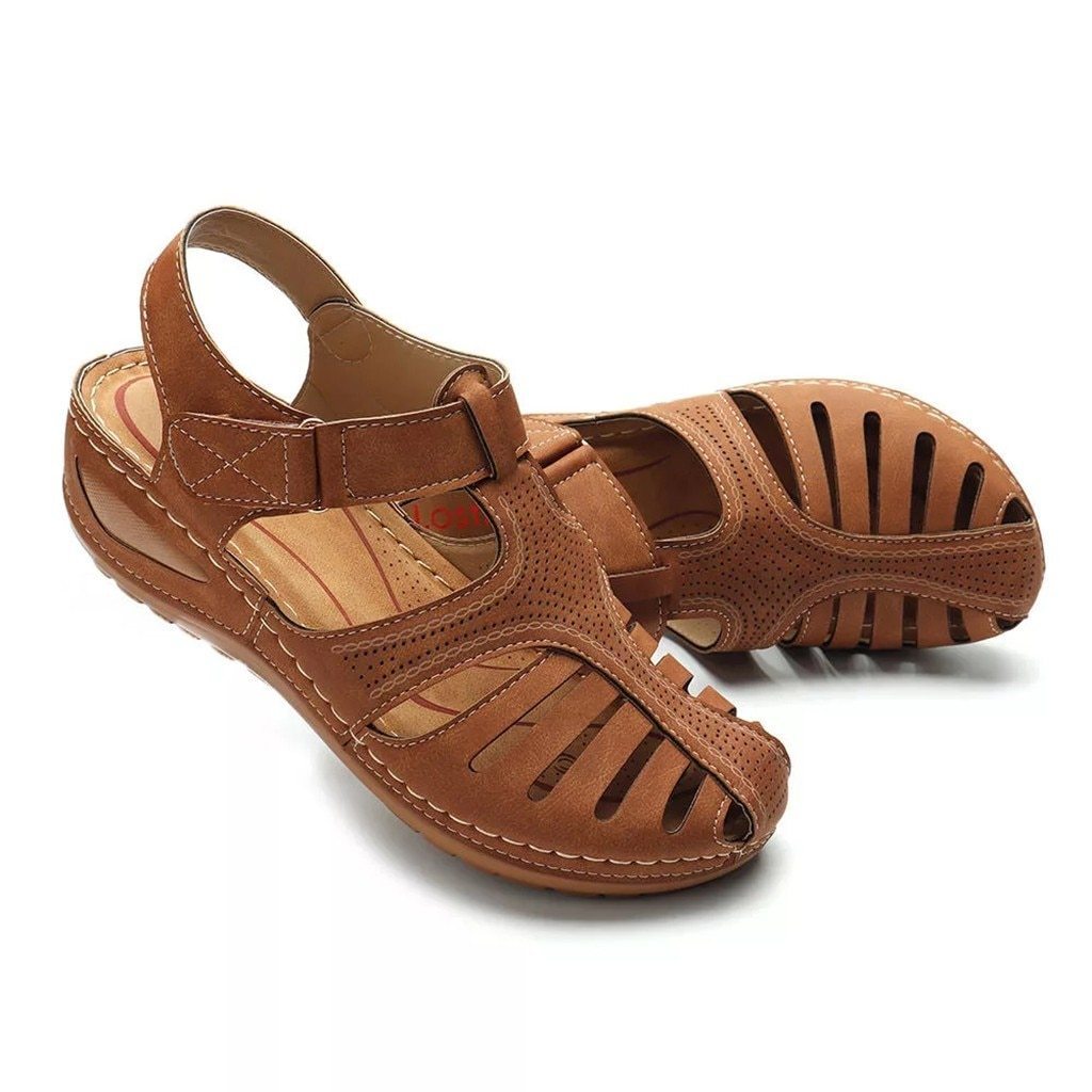 Lourdes® | Breathable Orthopedic Sandal With Low Heel And Corrective Function