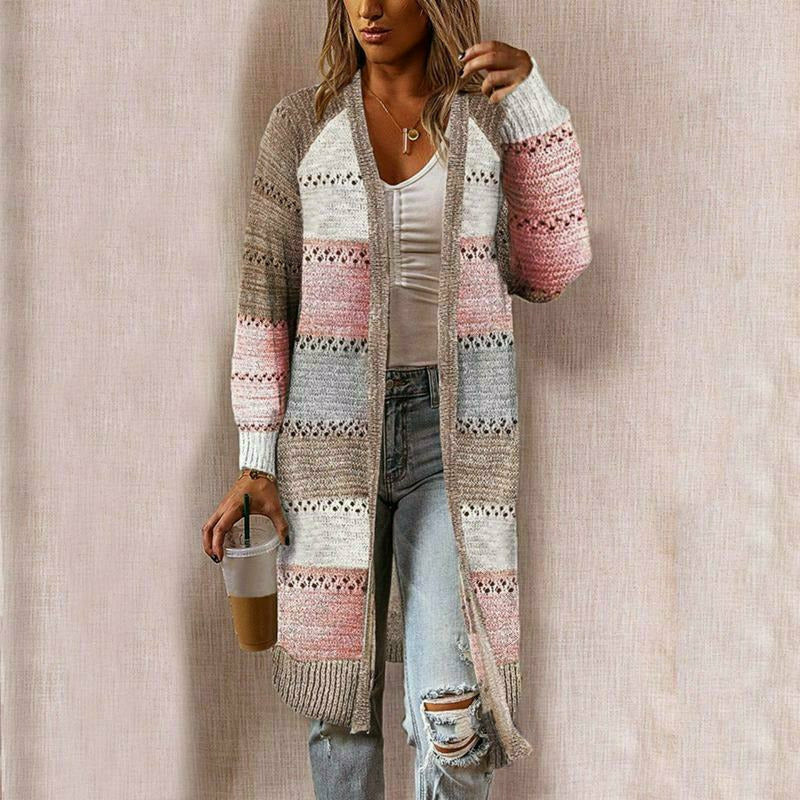 Janine | Striped women's cardigan Largo