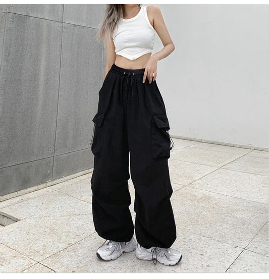Iliana | Y2K parachute cargo pants