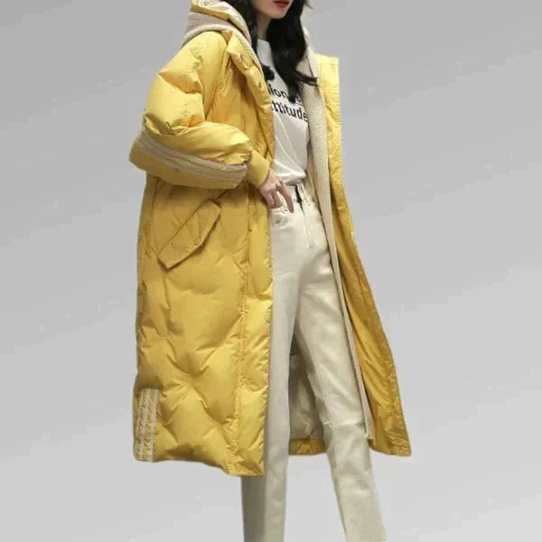 Flor® | Elegant long padded jacket