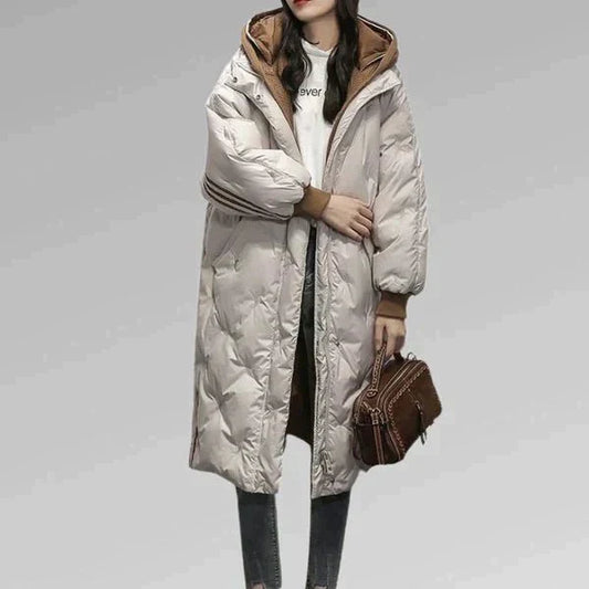 Flor | Elegant long padded jacket