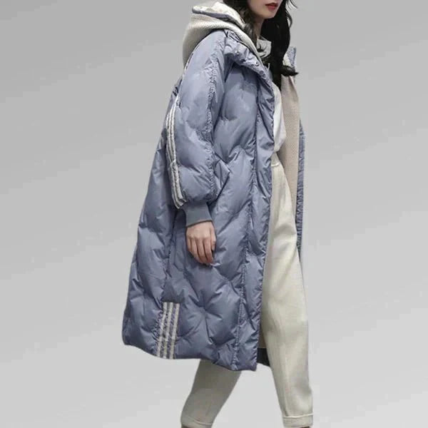 Flor | Elegant long padded jacket