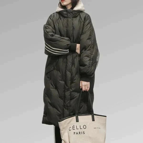 Flor | Elegant long padded jacket