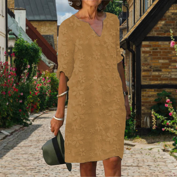 Hazel | Women Casual Floral Pattern Midi Dress