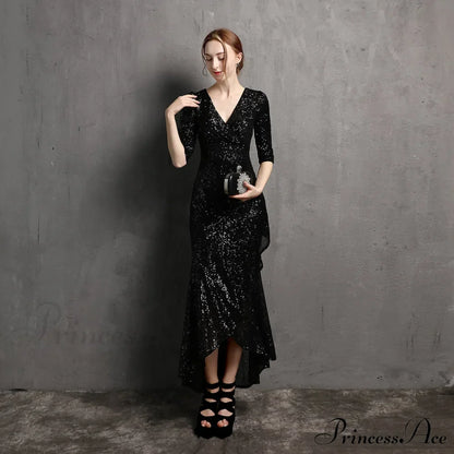 Rehami Sequin Stylish Mermaid Dress