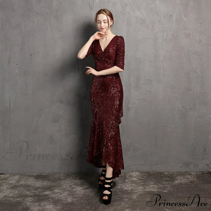 Rehami Sequin Stylish Mermaid Dress