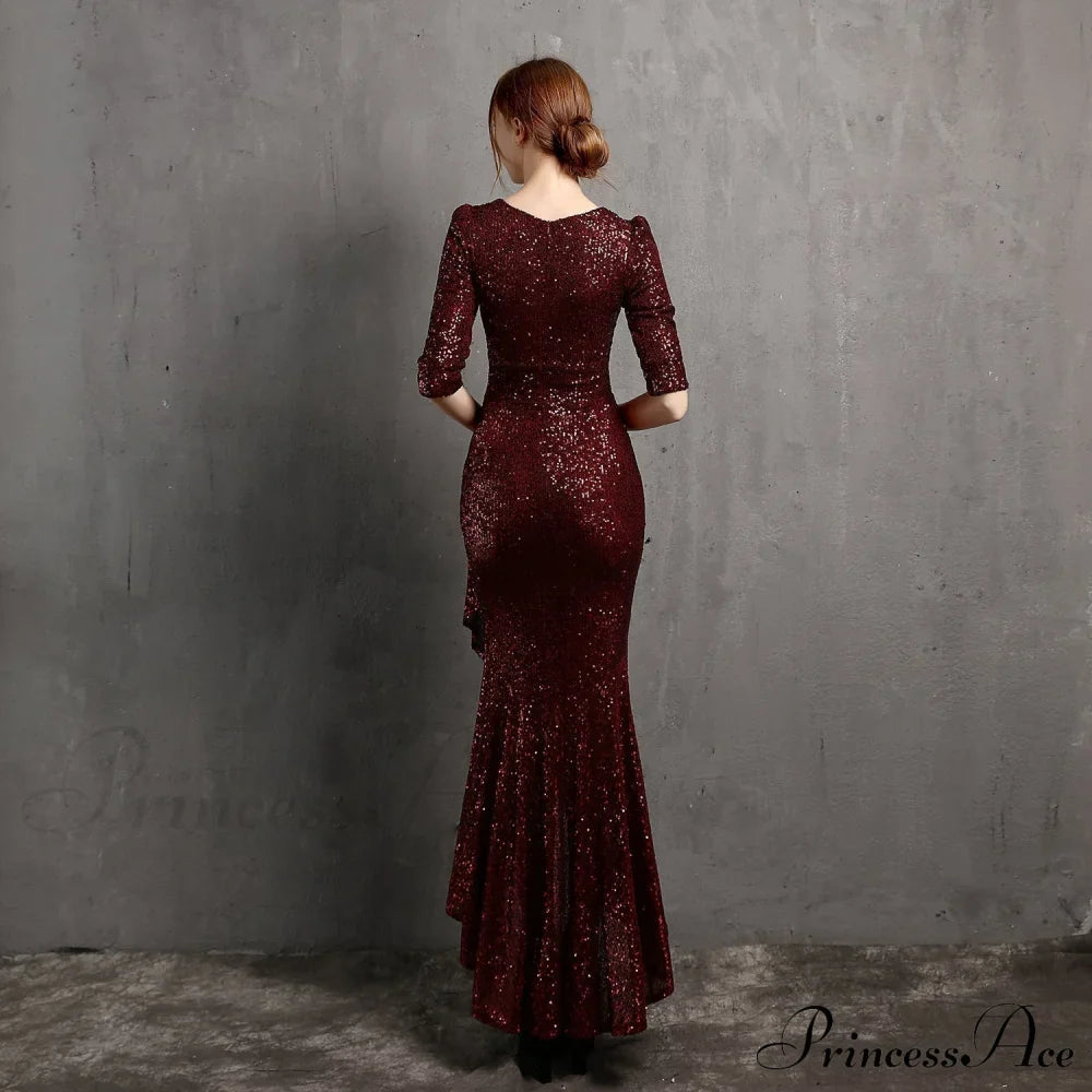 Rehami Sequin Stylish Mermaid Dress