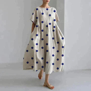 Regan® | Elegant Long Summer Dress With Floral Print For Women