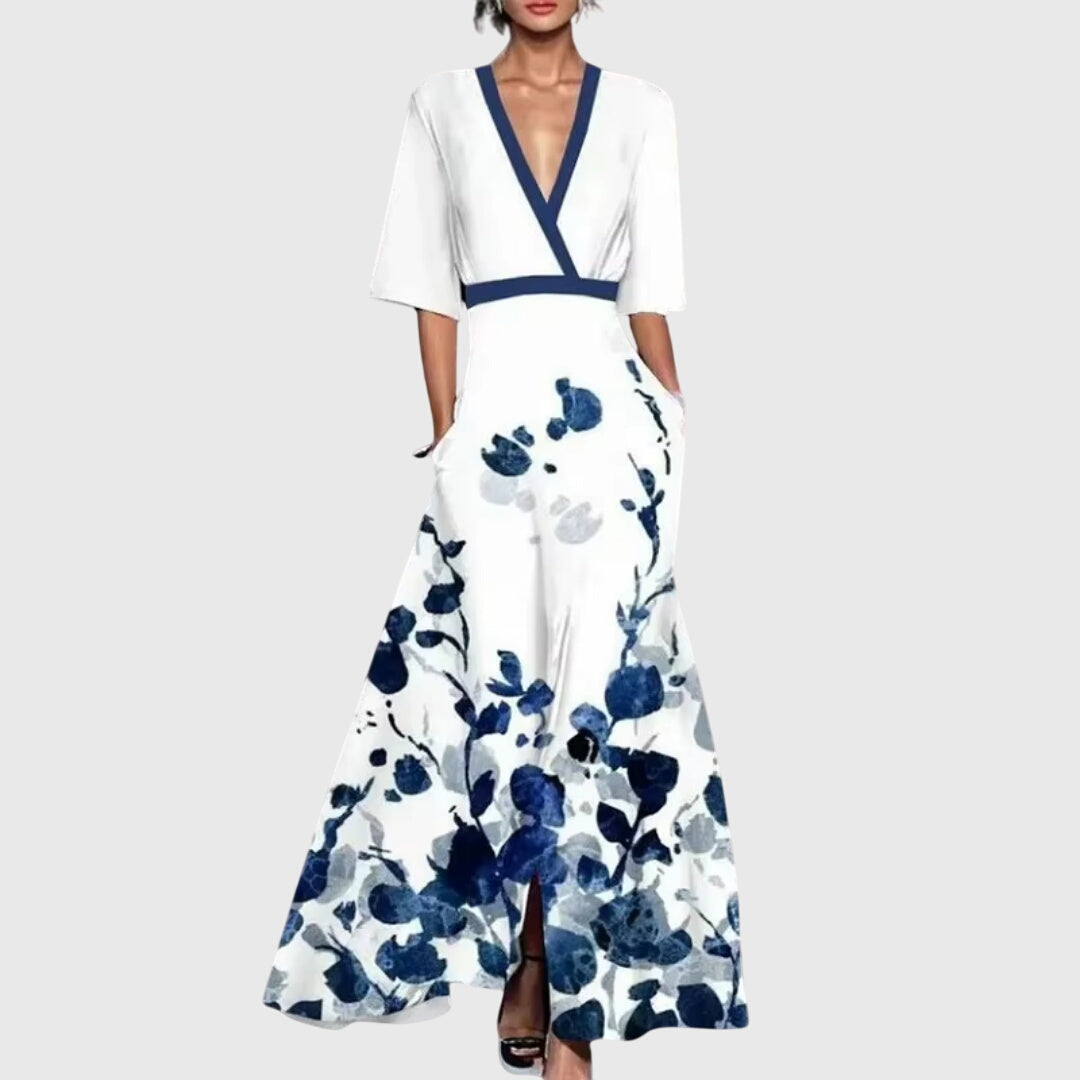 Robin | Women's Floral Wrap Maxi Dress