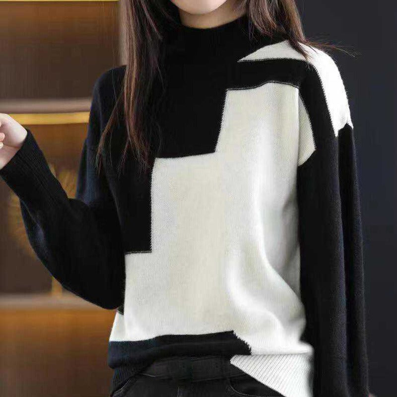 Pink | Casual and fashionable winter sweater