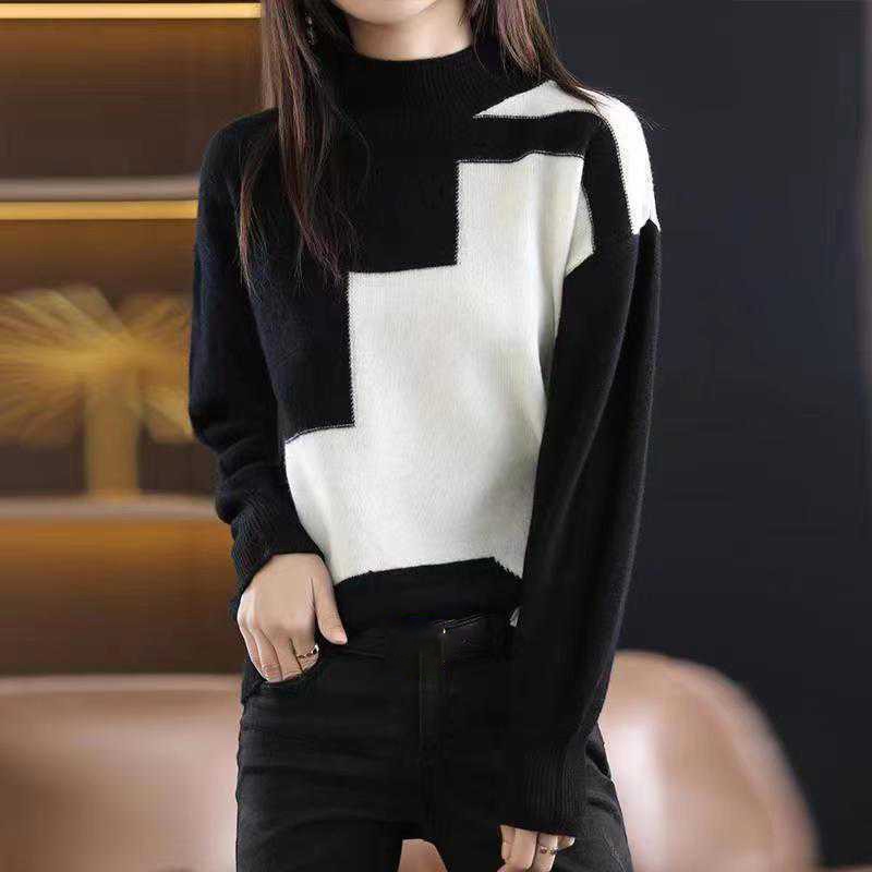 Pink | Casual and fashionable winter sweater