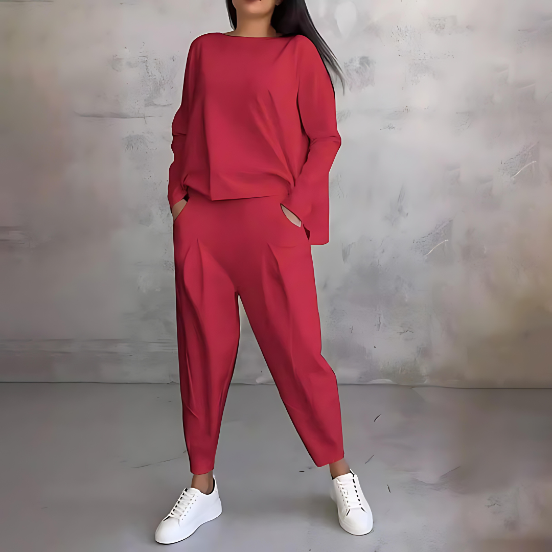 Maya | Women’s Casual Loose-Fit Top And Pants