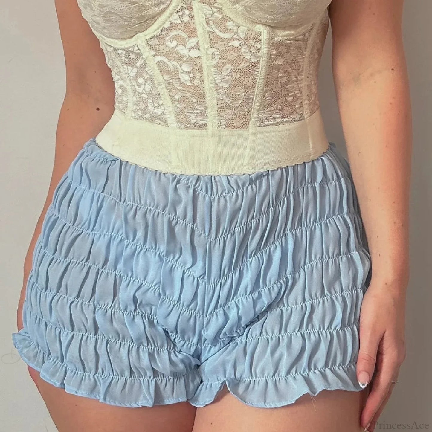 Ruched Wrap Bodycon Micro Short
