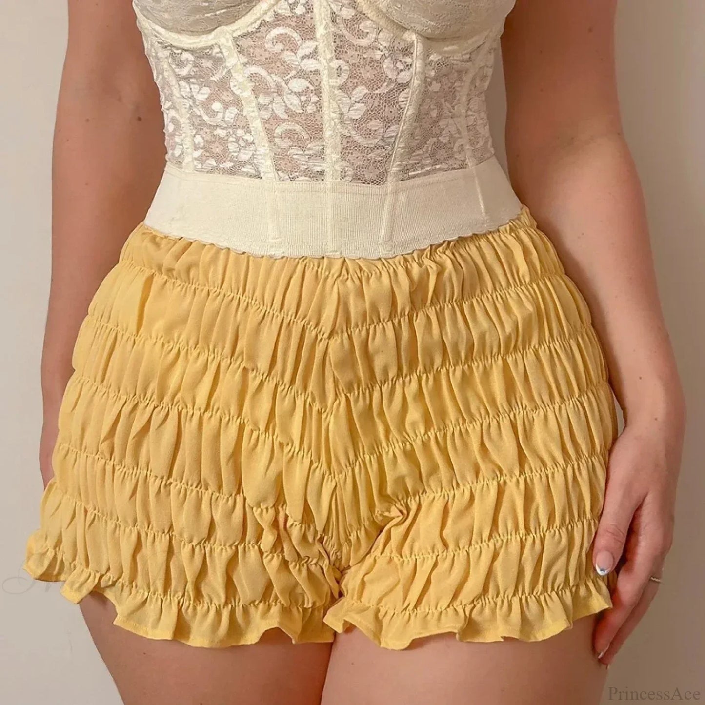 Ruched Wrap Bodycon Micro Short