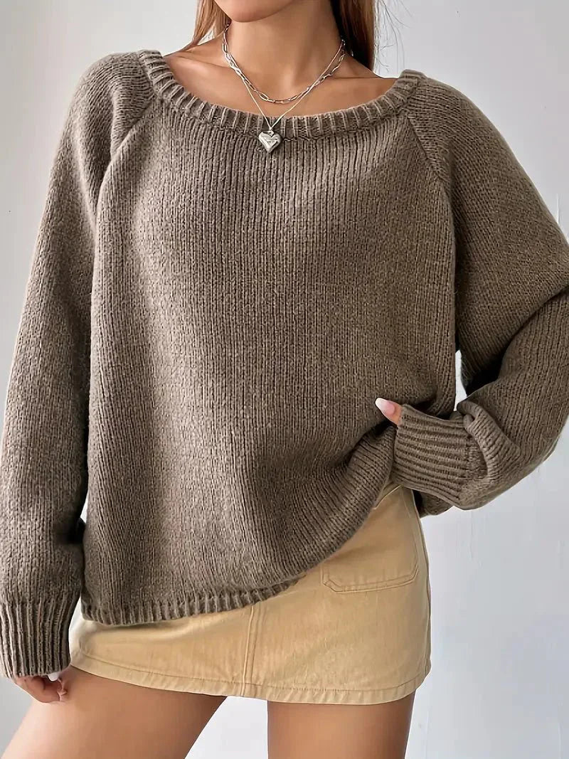 Oriana® | Off-the-shoulder knit sweater