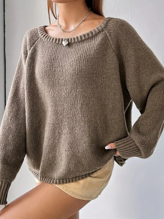 Oriana | Off-the-shoulder knit sweater