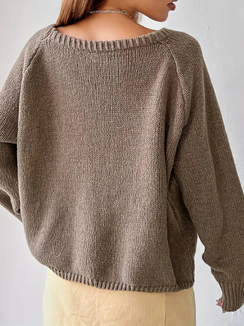 Oriana® | Off-the-shoulder knit sweater