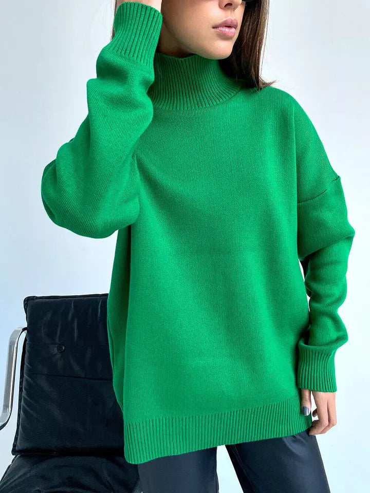 Susana | Oversized loose turtleneck sweater