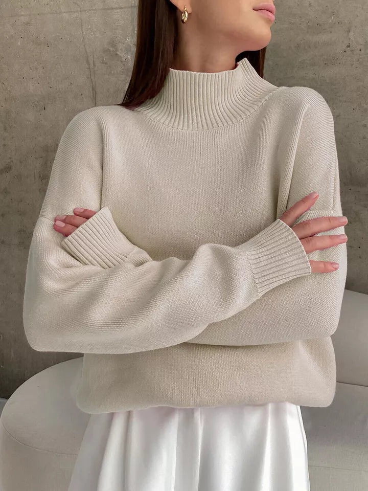 Susana | Oversized loose turtleneck sweater